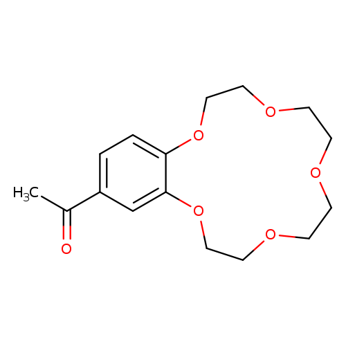 Ethanone, 1-​(2,​3,​5,​6,​8,​9,​11,​12-​octahydro-​1,​4,​7,​10,​13-​benzopentaoxacyclope​ntadecin-​15-​yl)​-