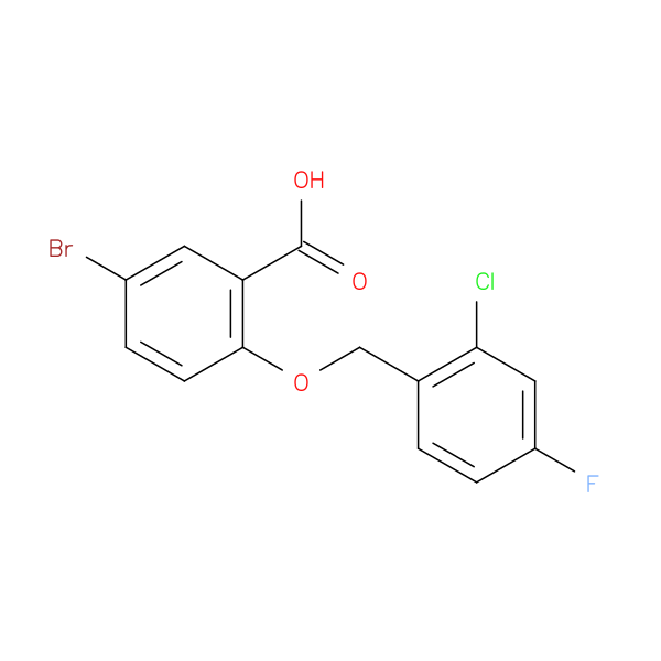 5-Bromo-2-[(2-chloro-4-fluorobenzyl)oxy]benzoic acid