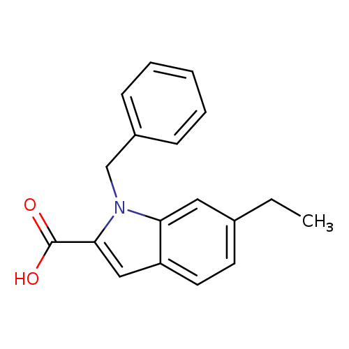 1-benzyl-6-ethyl-1H-indole-2-carboxylic acid