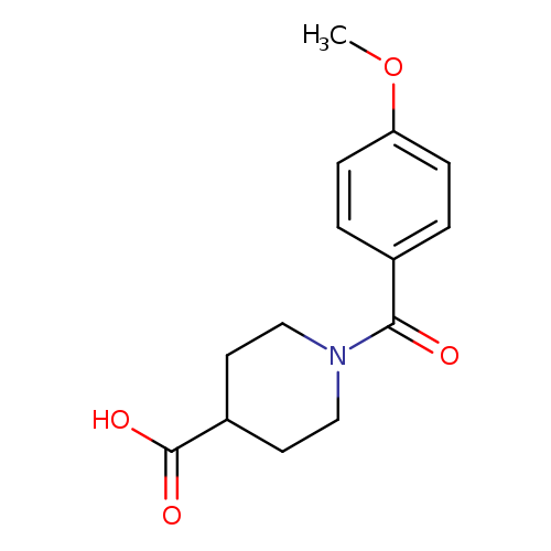 1-(4-Methoxybenzoyl)-4-piperidinecarboxylic acid
