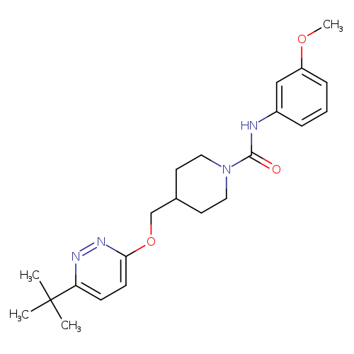 4-{[(6-tert-butylpyridazin-3-yl)oxy]methyl}-N-(3-methoxyphenyl)piperidine-1-carboxamide