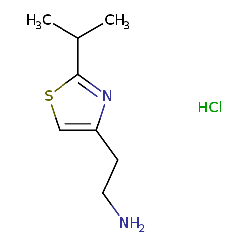 [2-(2-isopropyl-1,3-thiazol-4-yl)ethyl]amine hydrochloride
