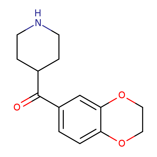 4-(2,3-dihydro-1,4-benzodioxine-6-carbonyl)piperidine