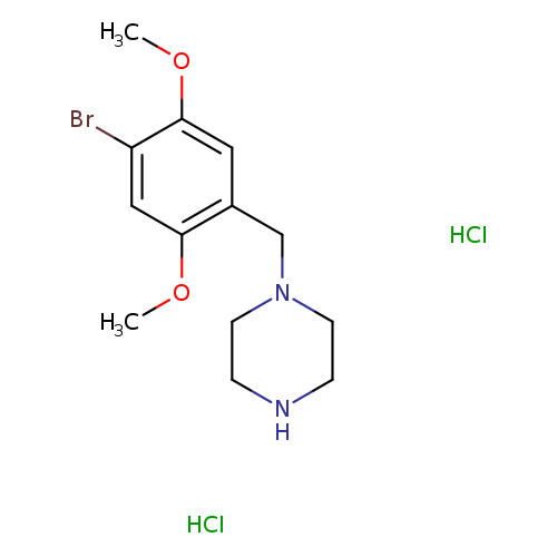 1-[(4-bromo-2,5-dimethoxyphenyl)methyl]-piperazine,dihydrochloride