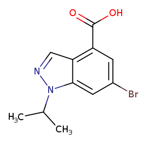 6-Bromo-1-isopropyl-1H-indazole-4-carboxylic acid
