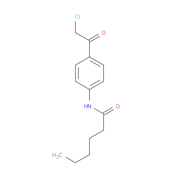 N-[4-(2-chloroacetyl)phenyl]hexanamide
