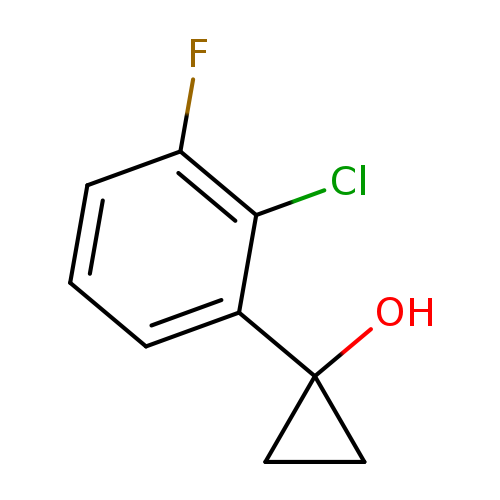 1-(2-chloro-3-fluorophenyl)cyclopropan-1-ol