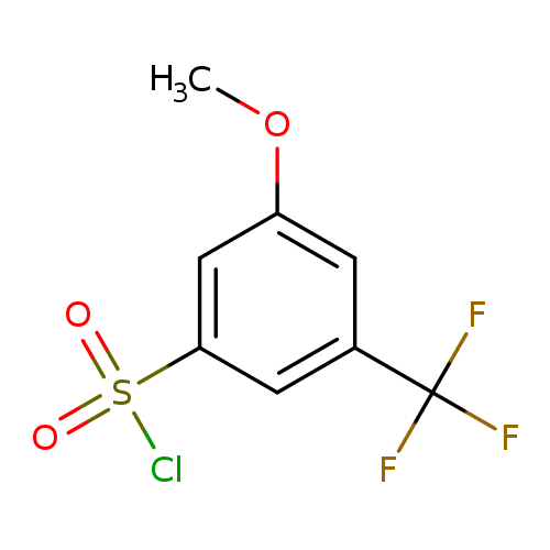 3-Methoxy-5-(trifluoromethyl)benzene-1-sulfonyl chloride