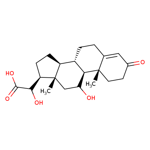 Pregn-4-en-21-oic acid,11,20-dihydroxy-3-oxo-, (11b)-