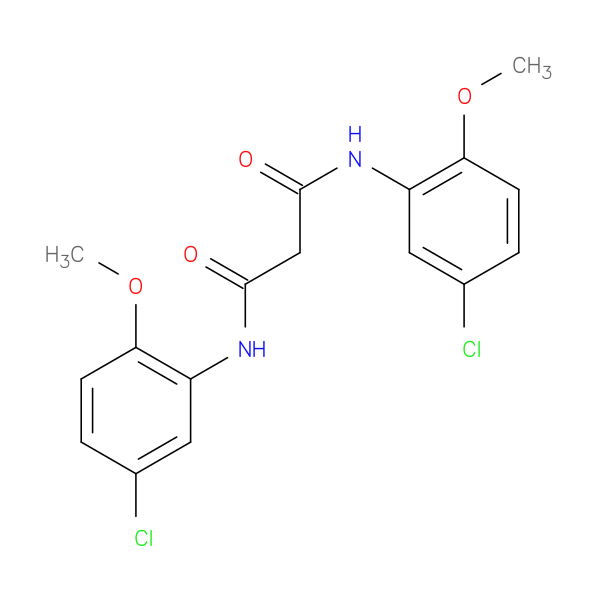 N,N'-bis(5-chloro-2-methoxyphenyl)propanediamide