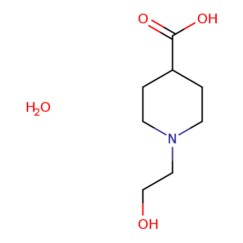 1-(2-Hydroxyethyl)-4-piperidinecarboxylic acid hydrate