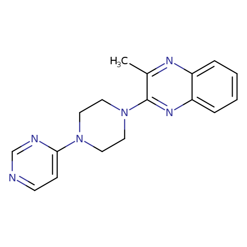 2-methyl-3-[4-(pyrimidin-4-yl)piperazin-1-yl]quinoxaline