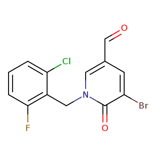 5-Bromo-1-(2-chloro-6-fluorobenzyl)-6-oxo-1,6-dihydropyridine-3-carbaldehyde