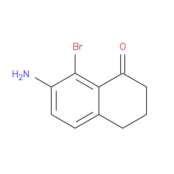 7-Amino-8-bromo-3,4-dihydronaphthalen-1(2H)-one