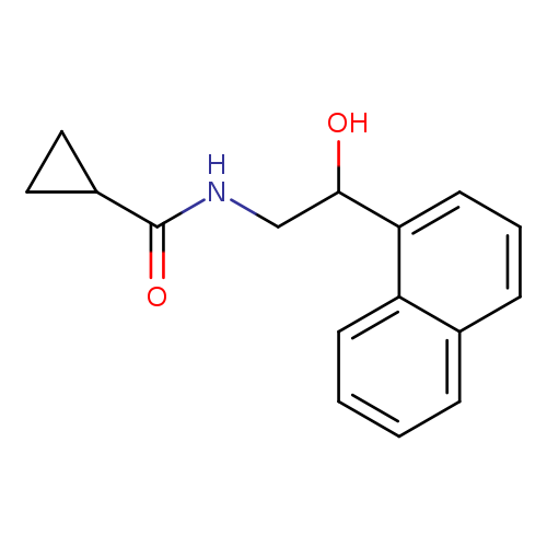 N-[2-hydroxy-2-(naphthalen-1-yl)ethyl]cyclopropanecarboxamide