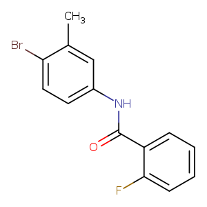 N-(4-bromo-3-methylphenyl)-2-fluorobenzamide