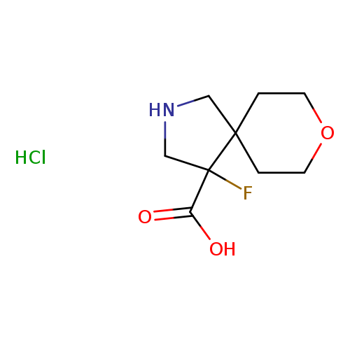 4-fluoro-8-oxa-2-azaspiro[4.5]decane-4-carboxylic acid hydrochloride