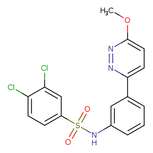 3,4-dichloro-N-[3-(6-methoxypyridazin-3-yl)phenyl]benzene-1-sulfonamide