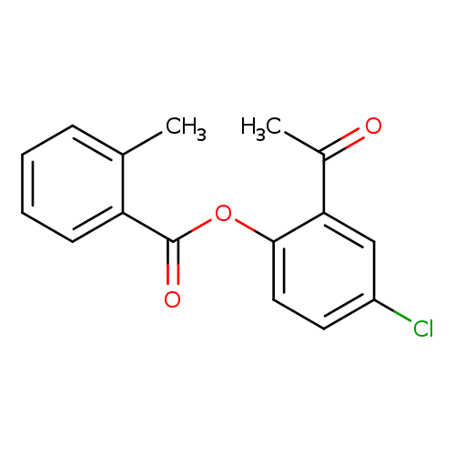 2-Acetyl-4-chlorophenyl 2-methylbenzoate