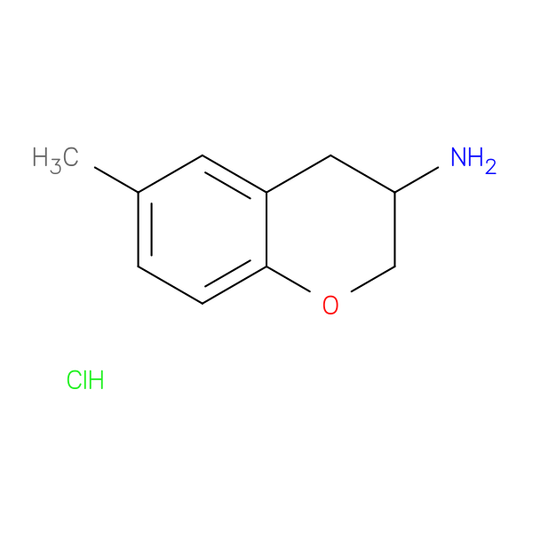 6-methyl-3,4-dihydro-2H-1-benzopyran-3-amine hydrochloride