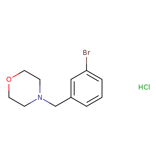 4-[(3-bromophenyl)methyl]morpholine hydrochloride