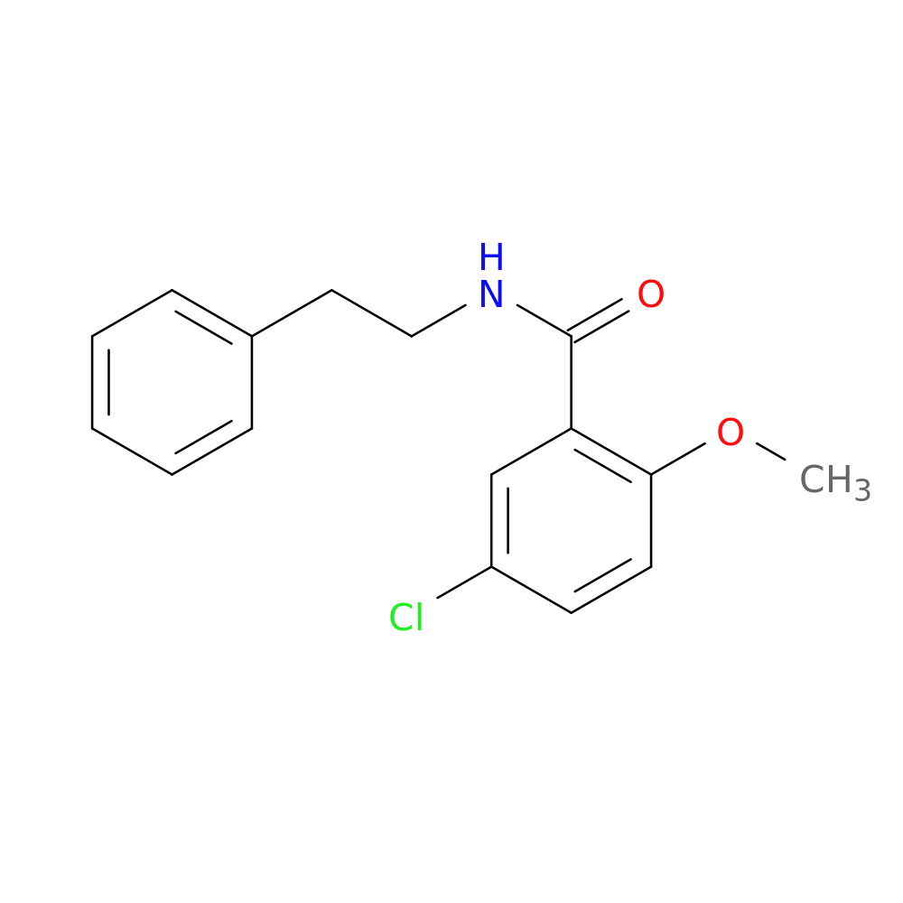 5-CHLORO-2-METHOXY-N-(2-PHENYLETHYL)BENZAMIDE