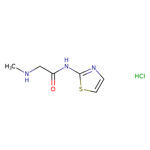 2-(methylamino)-N-(1,3-thiazol-2-yl)acetamide hydrochloride