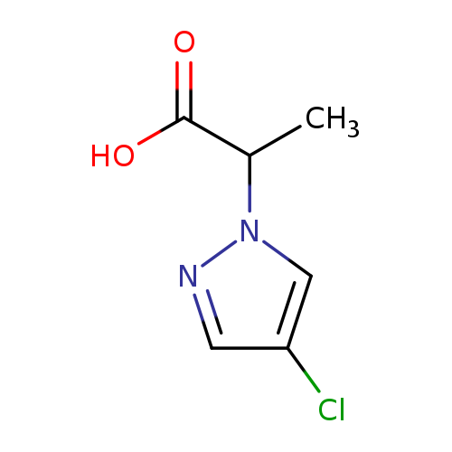 2-(4-Chloro-1h-pyrazol-1-yl)propanoic acid