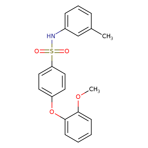4-(2-methoxyphenoxy)-N-(3-methylphenyl)benzene-1-sulfonamide