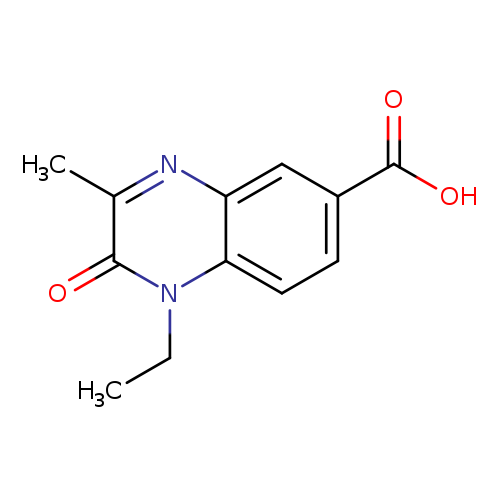 1-Ethyl-3-methyl-2-oxo-1,2-dihydro-quinoxaline-6-carboxylic acid