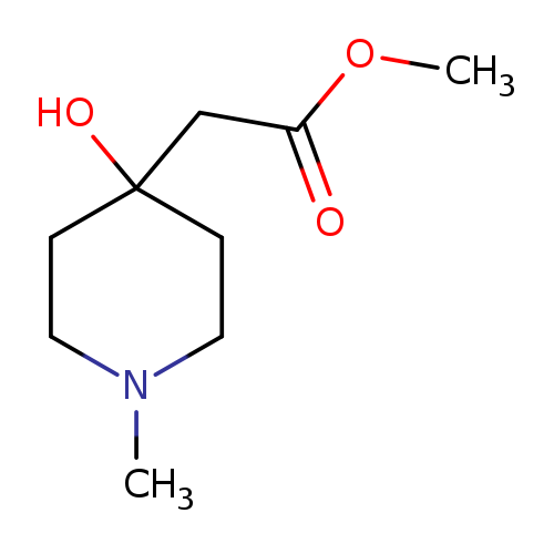 methyl 2-(4-hydroxy-1-methylpiperidin-4-yl)acetate