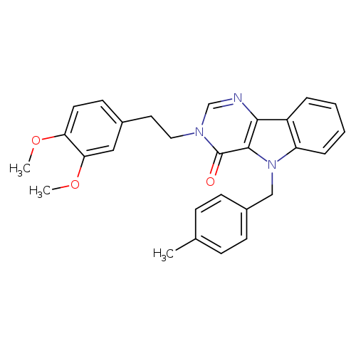 3-[2-(3,4-dimethoxyphenyl)ethyl]-5-[(4-methylphenyl)methyl]-3H,4H,5H-pyrimido[5,4-b]indol-4-one