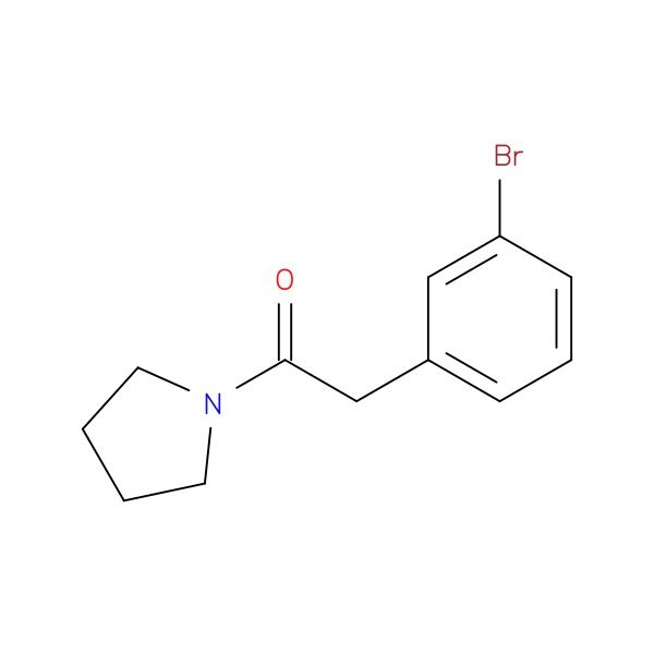 2-(3-Bromophenyl)-1-(pyrrolidin-1-yl)ethanone