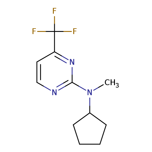N-cyclopentyl-N-methyl-4-(trifluoromethyl)pyrimidin-2-amine