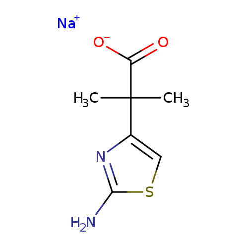 sodium 2-(2-amino-1,3-thiazol-4-yl)-2-methylpropanoate