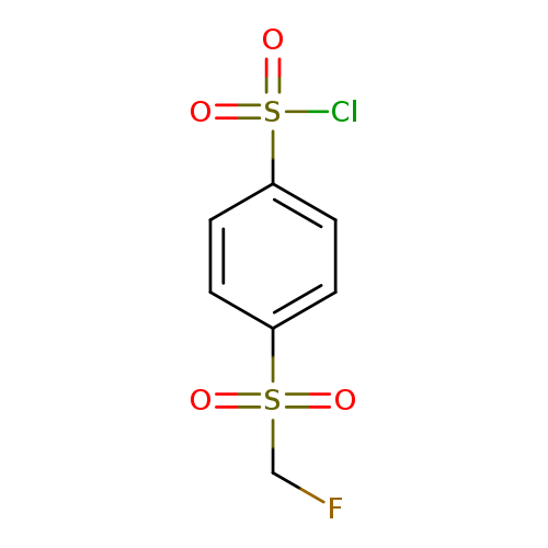 4-fluoromethanesulfonylbenzene-1-sulfonylchloride