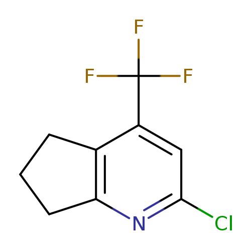 2-chloro-4-(trifluoromethyl)-5H,6H,7H-cyclopenta[b]pyridine