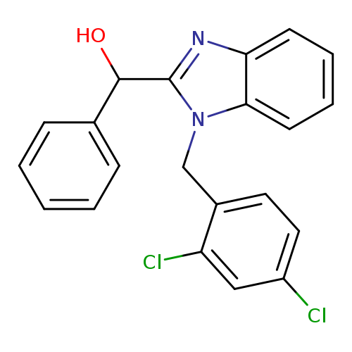 {1-[(2,4-dichlorophenyl)methyl]-1H-1,3-benzodiazol-2-yl}(phenyl)methanol
