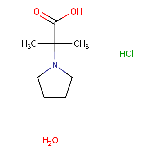 2-methyl-2-(1-pyrrolidinyl)propanoic acid