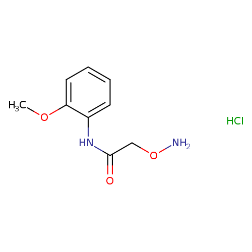 1-[[2-(AMMONIOOXY)ACETYL]AMINO]-2-METHOXYBENZENE CHLORIDE