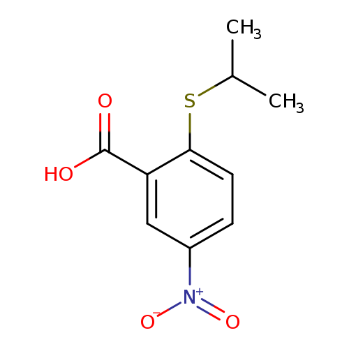 5-nitro-2-(propan-2-ylsulfanyl)benzoic acid