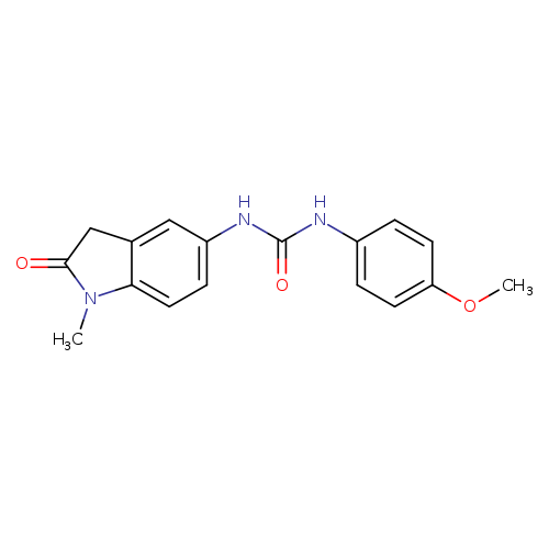 1-(4-methoxyphenyl)-3-(1-methyl-2-oxo-2,3-dihydro-1H-indol-5-yl)urea