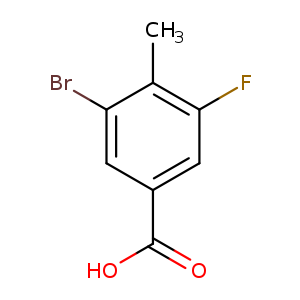 Benzoic acid, 3-bromo-5-fluoro-4-methyl-