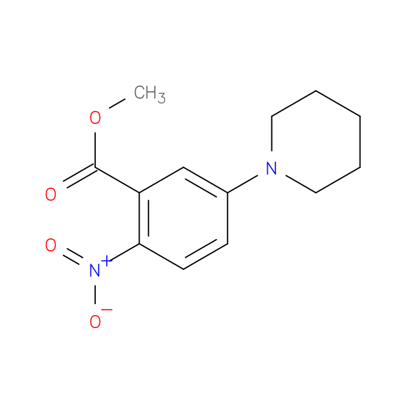 Methyl 2-nitro-5-(piperidin-1-yl)benzoate
