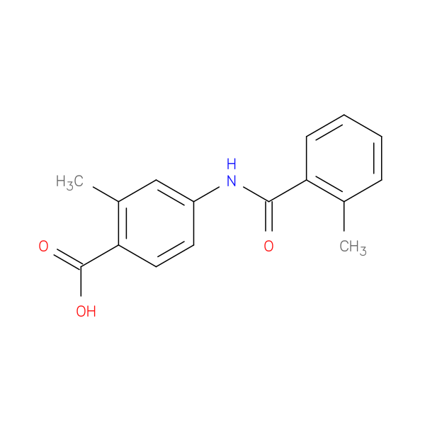 2-Methyl-4-(2-methylbenzamido)benzoic acid