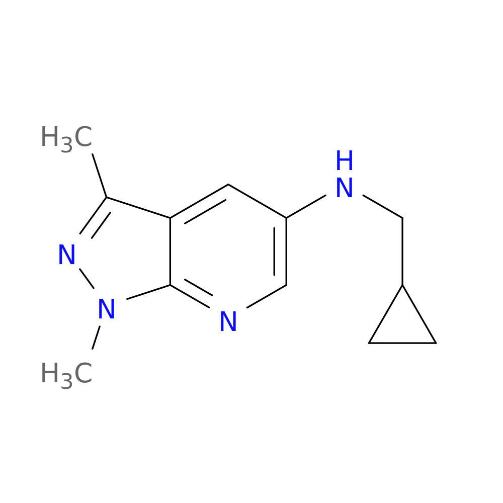 N-(cyclopropylmethyl)-1,3-dimethyl-1H-pyrazolo[3,4-b]pyridin-5-amine