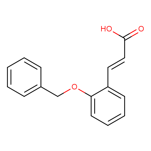 (2E)-3-[2-(benzyloxy)phenyl]prop-2-enoic acid, E