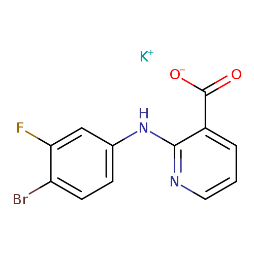 potassium2-[(4-bromo-3-fluorophenyl)amino]pyridine-3-carboxylate