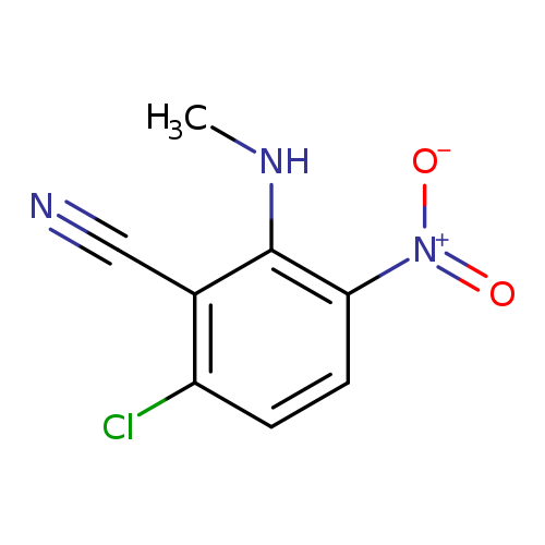 6-Chloro-2-(methylamino)-3-nitrobenzonitrile