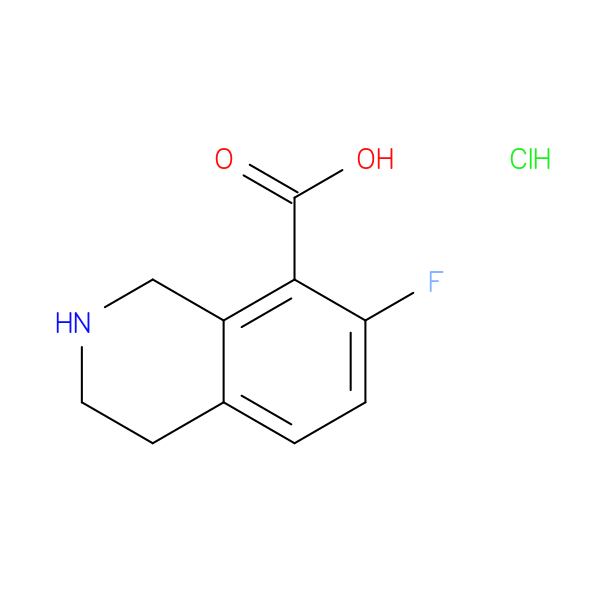 7-fluoro-1,2,3,4-tetrahydroisoquinoline-8-carboxylic acid hydrochloride